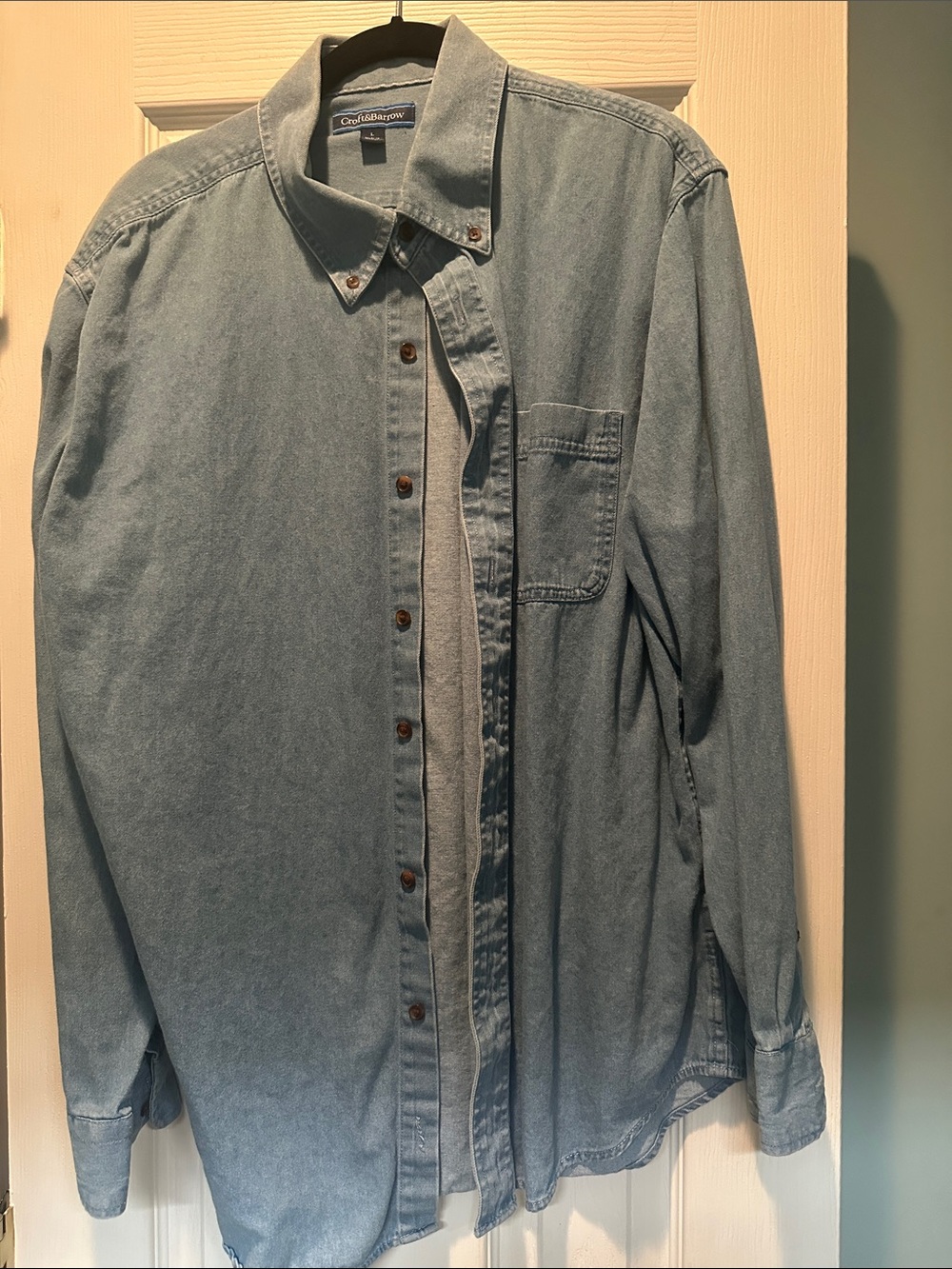 croft & barrow Light Blue Denim Shirt